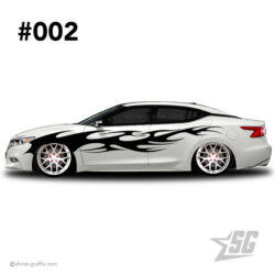 car graphic 02 decals stripe graphics slammed