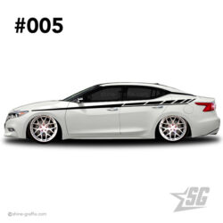 car graphic 05 decal stripe graphics lowered