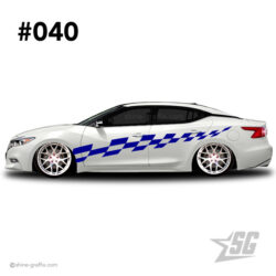 car graphic 40 decal stripe graphics static