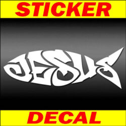 Jesus Fish cool decal