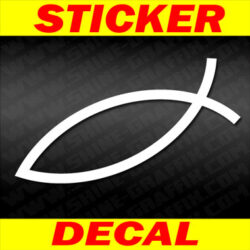 Jesus Fish decal
