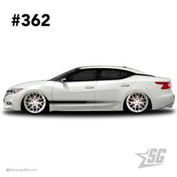 car graphic 362 decals stripe graphics rocker panel