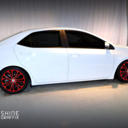 17" wheel Decal 2014-16 Corolla S Toyota