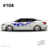 car graphic 104 decals stripe graphics lowered flames