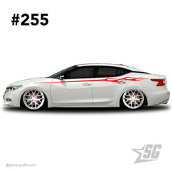 car graphic 255 decals stripe graphics static