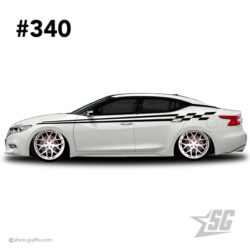 car graphic 340 decals stripe graphics race team