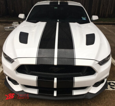mustang rally stripes