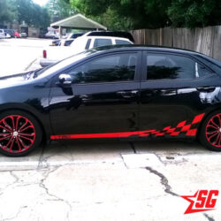 Toyota Corolla s TRD Vinyl graphic 3