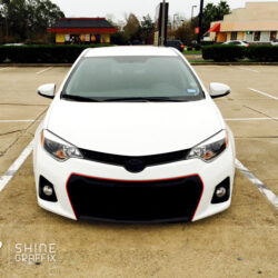 Toyota Corolla / Camry Bumper Color Vinyl Stripe
