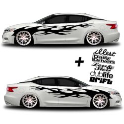 car vinyl graphics 002 black