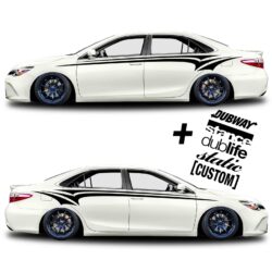 car vinyl graphics 333 black
