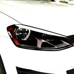 VW Golf GTI R MK7 Headlights Eyelids Decal Inserts 2015 -2021