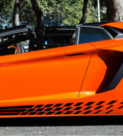 Lamborghini aventador side graphics 418 LP 700, 720, 750, Coupe, Roadster, SV