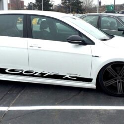Golf R VW side graphics rocker panel stripe