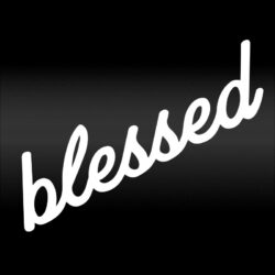 blessed decal Sticker