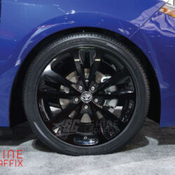 2017 corolla SE XSE wheel decals 17 wheels blue