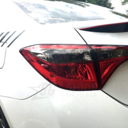light black tint taillight overlay