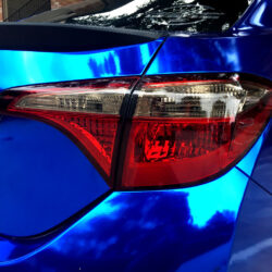Toyota Corolla taillight precut tint smoked side rear