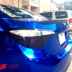 2016 Corolla Tail light tint precut black