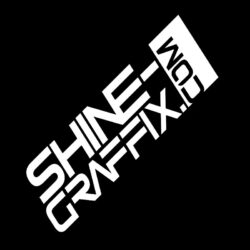 Shine Graffix decal logo website