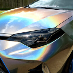 Toyota corolla headlight Black tint 2017 2018 2019 light