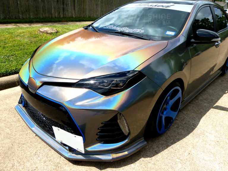 Toyota corolla headlight Black tint 2017 2018 2019 driver side