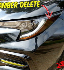 2020 Toyota Corolla Headlights Amber delete Decals tint side