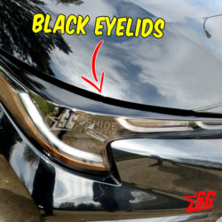 2020 Toyota Corolla Headlights Eyelids Decals - sedan & Hatchback