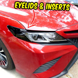 2020 toyota camry eyelids AMBER Delete inserts Headlights