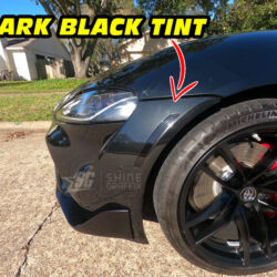 Mk5 Supra a90 Amber delete tint front bumper