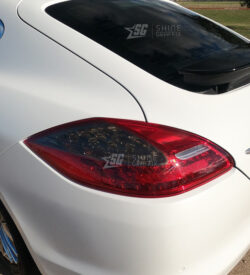 Porsche Panamera Tail Light Tint Inserts mods Driver Side G1 Smoked