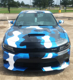 Dodge Charger Camouflage CW front top view