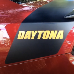 Dodge Daytona decal insert driver side view