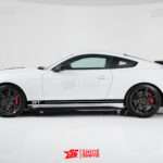 Mustang GT replica side stripe rocker stripes black white
