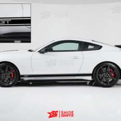 Mustang rocker panel stripe GT Rally style