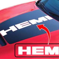 Charger Daytona Hemi decal insert