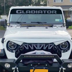 Jeep gladiator Windshield Banner decal front view